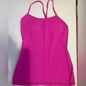 Lululemon Magenta Power Y Tank (vintage color way) Size 6